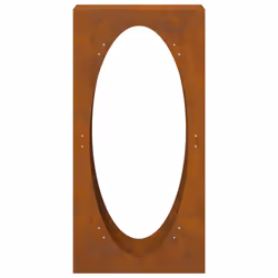 vidaXL Firewood Rack 50x23x100 cm Weathering Steel fireplace log holder - weathering steel - Additional view 5
