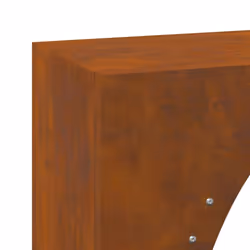 vidaXL Firewood Rack 50x23x100 cm Weathering Steel fireplace log holder - weathering steel - Additional view 8