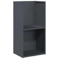 vidaXL Firewood Rack Olive Green 40x30x80 cm Cold-rolled steel - anthracite
