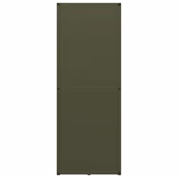 vidaXL Firewood Rack Olive Green 40x30x80 cm Cold-rolled steel - olive green - Additional view 5