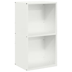 vidaXL Firewood Rack White 40x30x75 cm Cold-rolled steel fireplace log holder - white