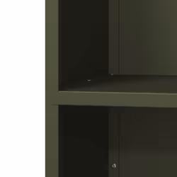 vidaXL Firewood Rack White 40x30x75 cm Cold-rolled steel fireplace log holder - olive green - Additional view 8