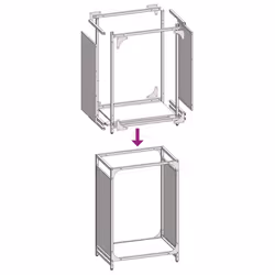 vidaXL Firewood Rack White 60x28x65 cm Cold-rolled steel fireplace log holder - white, 44 x 28 x 65 cm - Additional view 8