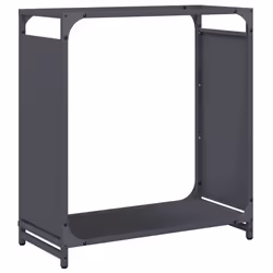 vidaXL Firewood Rack White 60x28x65 cm Cold-rolled steel fireplace log holder - anthracite, 60 x 28 x 65 cm