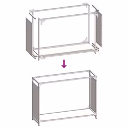 vidaXL Firewood Rack White 60x28x65 cm Cold-rolled steel fireplace log holder - anthracite, 90 x 28 x 65 cm - Additional view 8