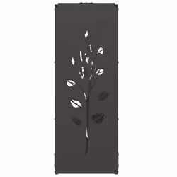 vidaXL Firewood Rack Black 40x30x80 cm Cold-rolled steel fireplace log holder - Additional view 5