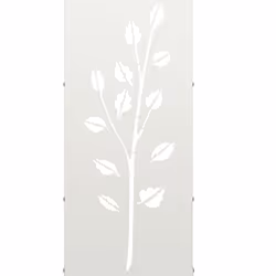 vidaXL Firewood Rack White 40x30x80 cm Cold-rolled steel fireplace log holder - Additional view 8
