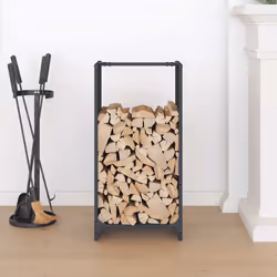 vidaXL Firewood Rack Anthracite 40x30x80 cm Cold-rolled steel - Additional view 2