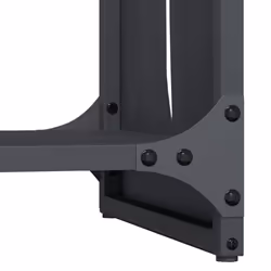 vidaXL Firewood Rack Anthracite 40x30x80 cm Cold-rolled steel - Additional view 7