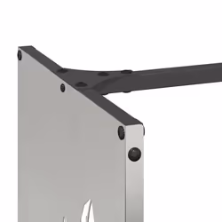 vidaXL Firewood Rack 40x30x80 cm Stainless Steel fireplace log holder - Additional view 6