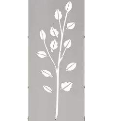 vidaXL Firewood Rack 40x30x80 cm Stainless Steel fireplace log holder - Additional view 8