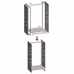 vidaXL Firewood Rack 40x30x80 cm Stainless Steel fireplace log holder - Additional view 9