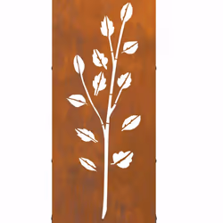 vidaXL Firewood Rack 40x30x80 cm Weathering Steel fireplace log holder - Additional view 10