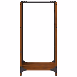 vidaXL Firewood Rack 40x30x80 cm Weathering Steel fireplace log holder - Additional view 5
