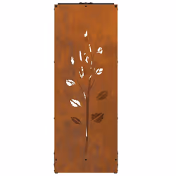 vidaXL Firewood Rack 40x30x80 cm Weathering Steel fireplace log holder - Additional view 6