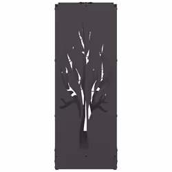 vidaXL Firewood Rack Black 40x30x80 cm Cold-rolled steel fireplace log holder - Additional view 5
