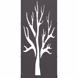 vidaXL Firewood Rack Black 40x30x80 cm Cold-rolled steel fireplace log holder - Additional view 8