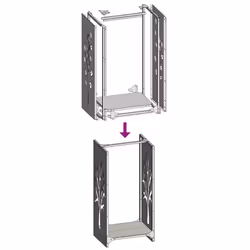 vidaXL Firewood Rack Black 40x30x80 cm Cold-rolled steel fireplace log holder - Additional view 9