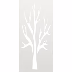 vidaXL Firewood Rack White 40x30x80 cm Cold-rolled steel fireplace log holder - Additional view 8