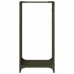vidaXL Firewood Rack Olive Green 40x30x80 cm Cold-rolled steel - Additional view 4