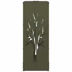 vidaXL Firewood Rack Olive Green 40x30x80 cm Cold-rolled steel - Additional view 5