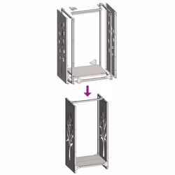 vidaXL Firewood Rack Olive Green 40x30x80 cm Cold-rolled steel - Additional view 9