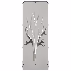 vidaXL Firewood Rack 40x30x80 cm Stainless Steel fireplace log holder - Additional view 5