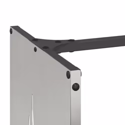 vidaXL Firewood Rack 40x30x80 cm Stainless Steel fireplace log holder - Additional view 6
