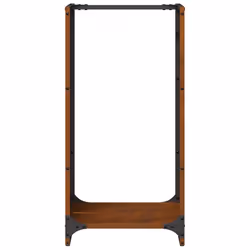 vidaXL Firewood Rack 40x30x80 cm Weathering Steel fireplace log holder - Additional view 5