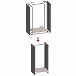 vidaXL Firewood Rack White 40x30x80 cm Cold-rolled steel fireplace log holder - Additional view 8