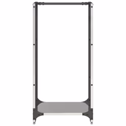 vidaXL Firewood Rack 40x30x80 cm Stainless Steel fireplace log holder - Additional view 4