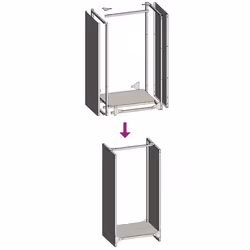 vidaXL Firewood Rack 40x30x80 cm Stainless Steel fireplace log holder - Additional view 8