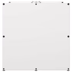 vidaXL Firewood Rack White 40x40x40 cm Cold-rolled steel fireplace log holder - Additional view 5