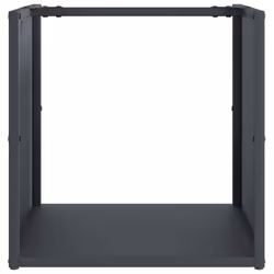 vidaXL Firewood Rack Anthracite 40x40x40 cm Cold-rolled steel - Additional view 4