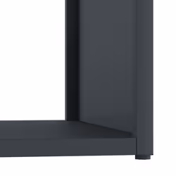 vidaXL Firewood Rack Anthracite 40x40x40 cm Cold-rolled steel - Additional view 7