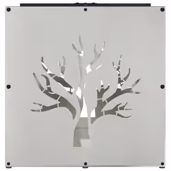 vidaXL Firewood Rack 40x40x40 cm Stainless Steel fireplace log holder - Additional view 5