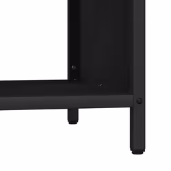 vidaXL Firewood Rack with Wooden Top White 100.5x35.5x40 cm - black - Additional view 8