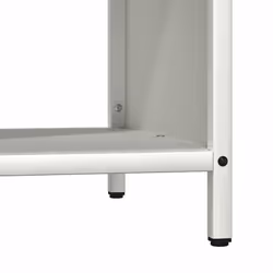 vidaXL Firewood Rack with Wooden Top White 100.5x35.5x40 cm - white - Additional view 8