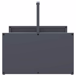 vidaXL Firewood Rack Black 40x40x40 cm Cold-rolled steel fireplace log holder - anthracite - Additional view 5