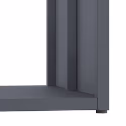 vidaXL Firewood Rack Black 40x40x40 cm Cold-rolled steel fireplace log holder - anthracite - Additional view 7