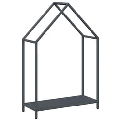 vidaXL Firewood Rack White 40x25x90 cm Cold-rolled steel fireplace log holder - anthracite, 60 x 25 x 90 cm