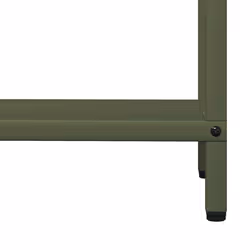 vidaXL Firewood Rack White 40x25x90 cm Cold-rolled steel fireplace log holder - olive green, 60 x 25 x 90 cm - Additional view 7