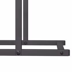 vidaXL Firewood Rack Black 50x25x60 cm Cold-rolled steel fireplace log holder - black, 50 x 25 x 60 cm - Additional view 7