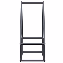 vidaXL Firewood Rack Black 50x25x60 cm Cold-rolled steel fireplace log holder - anthracite, 50 x 25 x 60 cm - Additional view 5