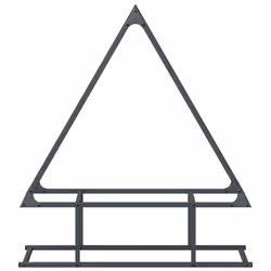 vidaXL Firewood Rack Black 50x25x60 cm Cold-rolled steel fireplace log holder - anthracite, 80 x 25 x 90 cm - Additional view 4