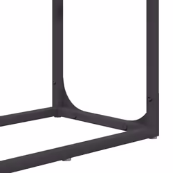 vidaXL Firewood Rack White 40x25x100 cm Cold-rolled steel fireplace log holder - black, 60 x 25 x 100 cm - Additional view 8