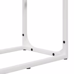 vidaXL Firewood Rack White 40x25x100 cm Cold-rolled steel fireplace log holder - white, 60 x 25 x 100 cm - Additional view 8