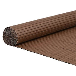 vidaXL Double-Sided Garden Fence Privacy Outdoor Fence Barrier Lawn Barrier - brown, 180 x 500 cm