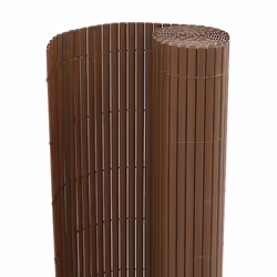 vidaXL Double-Sided Garden Fence Privacy Outdoor Fence Barrier Lawn Barrier - brown, 180 x 500 cm - Additional view 5