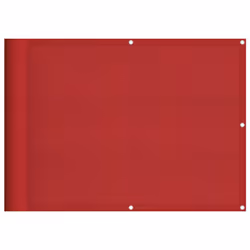 vidaXL Balcony Screen Red 75x800 cm 100% Polyester Oxford garden screen